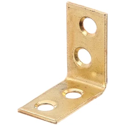 Alberts Hoekanker - Messing Geplastificeerd Staal - 50x50x15mm