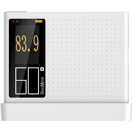 Hoge precisie glansmeter 60 graden draagbare glansmeter met zelfkalibratie/snel Professional Edition wit