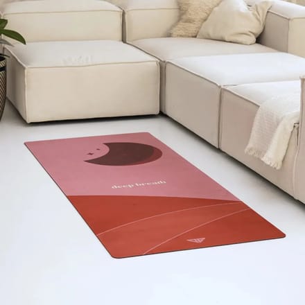 Yogamatten Deep Breath Red Moon