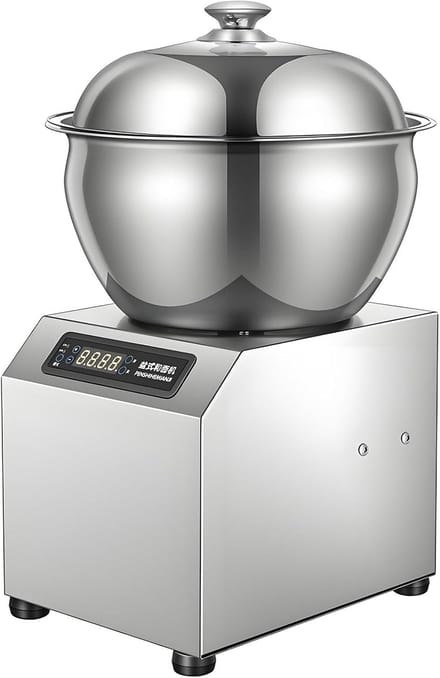 Deegkneedmachine - Keukenmixer - Brood Bakken - Grote Capaciteit - 8kg Bloem - Zilver