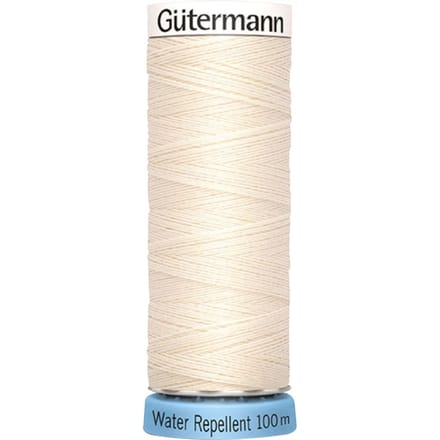 Gütermann universele naaigaren "Water Repellent" - 802 Gebroken Wit