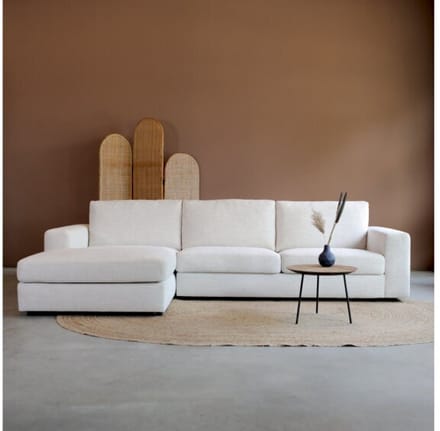 PEPP interiors Hoekbank UNO met chaise longue links - Modesto 492
