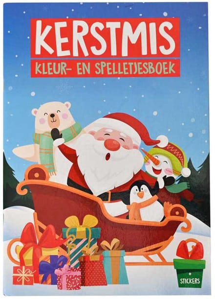 Wins Holland Christmas Coloring and Games Book A4 (NL)