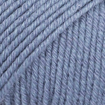 DROPS Cotton Merino Uni Colour - 16 denimblauw - Wol/Katoen Garen