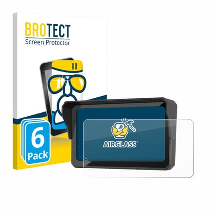 Screenprotector 6 Stuks voor Carpuride W602BS / W602BS Pro Beschermglas transparant