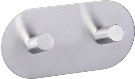 Wenko Wandhaak 10 Cm Rvs Matzilver