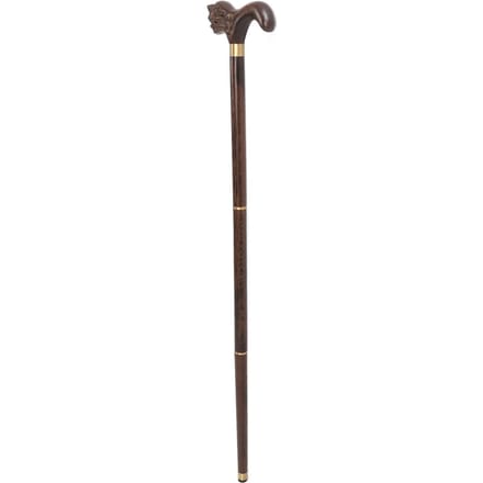 3 Secties Houten Wandelstok Wenge Opvouwbaar Hand Wandel Stevig Ergonomisch Stok voor black