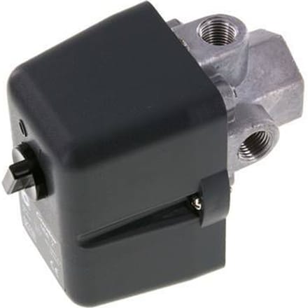 4 tot 12bar Compressordrukschakelaar 4xG1/4'' 230VAC | MDR-2-11-K - MDR-2-11-K