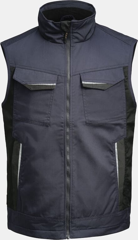 Jobman 7517 Service Vest Lined 65751720 - Navy - S