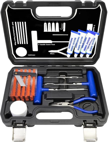 MRKK® Proppenset - Autobanden Reparatie Set - Autobanden Pomp