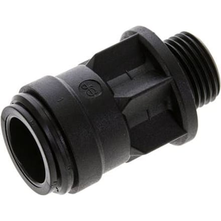 18mm x G1/2'' POM Insteekfitting Buitendraad NBR