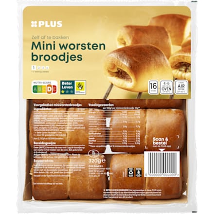 Mini worstenbroodjes