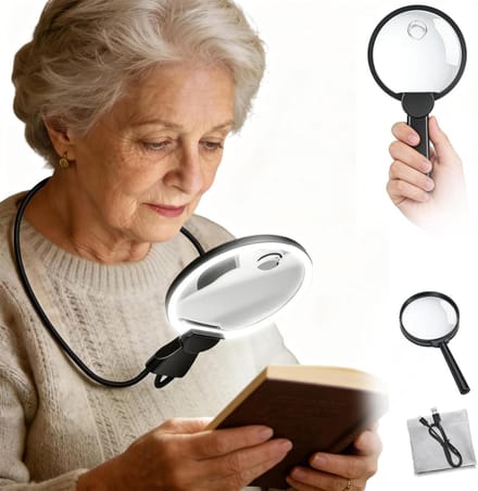 Vergrootglas met Verlichting - Loelamp - Vergrootlamp - Vergroting