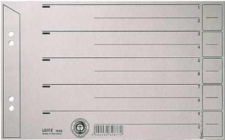 Leitz Scheidingsblad 16570011 Din A4 200 G Karton Chamois