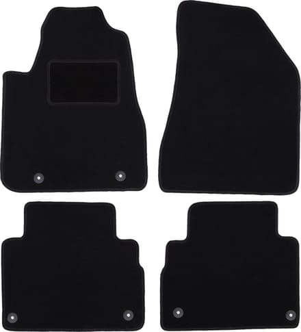 Zwarte velours vloermatten voor: Lexus RX II SUV (2003-2008)