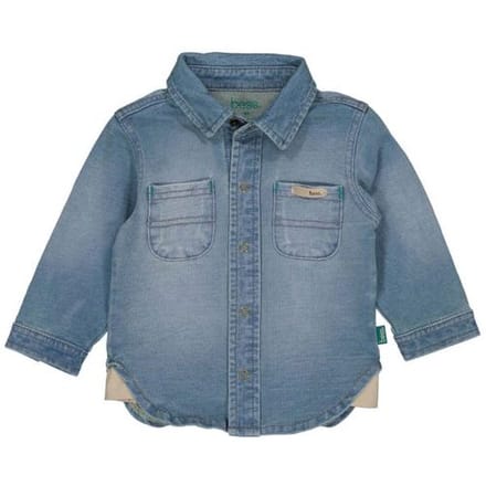 B.E.S.S. Baby jogg denim Stone Washed Blouse blauw maat 62