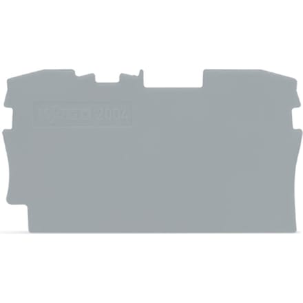 WAGO TopJob S Eind En Scheidingsplaat 1mm Grijs - 2004-1291 [20 Stuks]