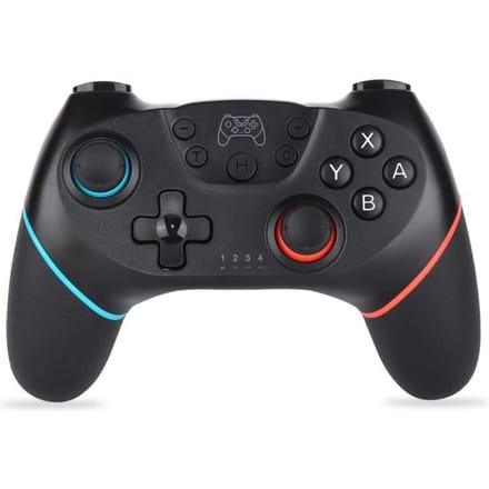 Sanliova Manette sans fil compatible avec Switch, Bluetooth Switch Controller Gamepad Joystick avec batterie rechargeable Dua[J68]