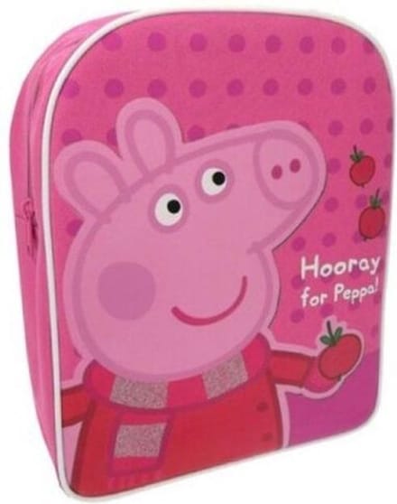 PEPPA PIG rugzak - roze - 30 x 25 cm. - Peppa Big rugtas
