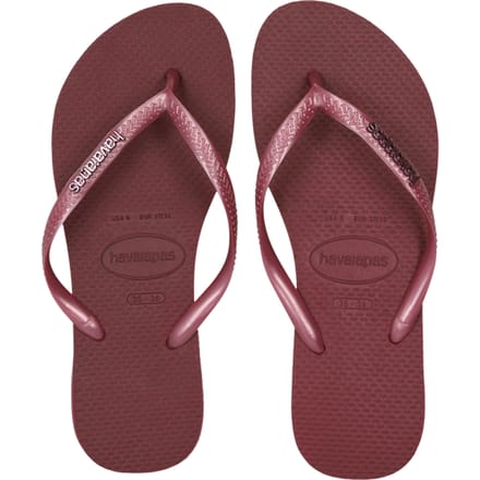 Havaianas HAV. SLIM LOGO METALLIC AMARANTH Dames Slippers - amaranth