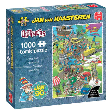 Jan van Haasteren Oldtimers - Pakketstress - Puzzel 1000 stukjes volwassenen - Legpuzzels