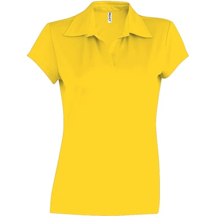 Damessportpolo 'Proact' met korte mouwen True Yellow - M