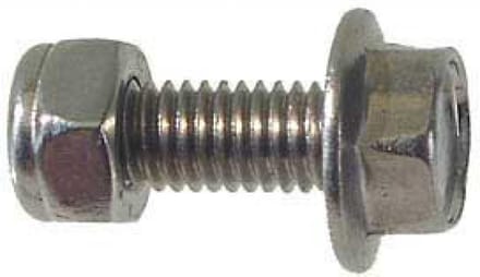 Spatbordbout Bofix M5x25 RVS met borgmoer (50 stuks)