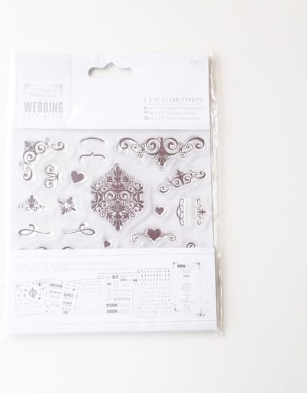 Clearstamp - docraft- wedding ever after