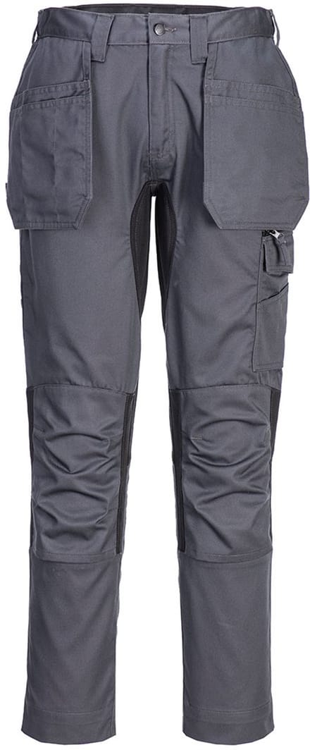 Portwest WX2 Eco Stretch Broek met holsterzakken CD883 - Mol grijs - 44