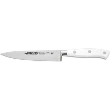 Gesmeed koksmes 15cm Riviera White Arcos - Roestvrij staal - Snijden wit