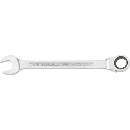 Stahlwille 41473838 OPEN RATCH 17a 11/16 15° Steek-ringratelsleutel