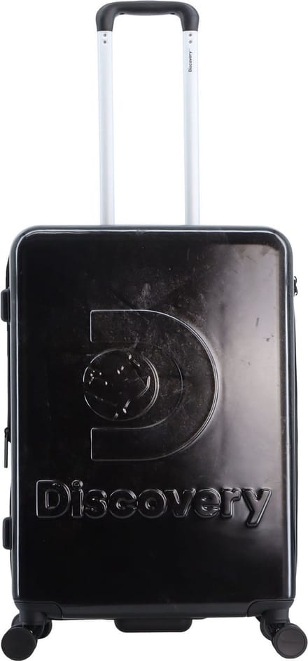 Discovery Koffer / Trolley / Reiskoffer - Stone - 67 cm (Medium) - Zwart - Zwart / Medium