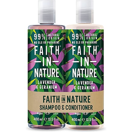 Faith in Nature Lavendel & Geranium 2 in 1 Pack - Shampoo & Conditi...