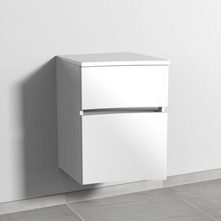 Sanipa CurveBay add-on cabinet 40 x 44.9 x 57 cm, 2 drawers, right CW31078