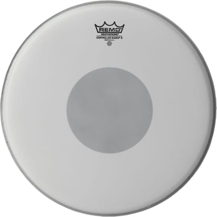 Remo Controlled Sound X 13", zwart Dot, Snaroodrum Batter - Snare drumvel