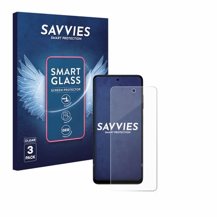 3 Stuks Savvies Screenprotector - geschikt voor HMD Pulse Pro - beschermfolie glas transparant