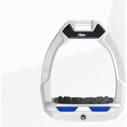 Plat Ultra Grip Witte/Gijze/Blaue Veiligheidsbeugels Flex-On Safe-On