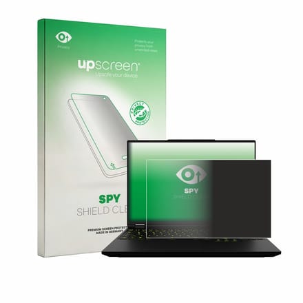 upscreen - privacy screenprotector voor XMG Neo 16 - Folie Beschermfolie Blauwlichtfilter