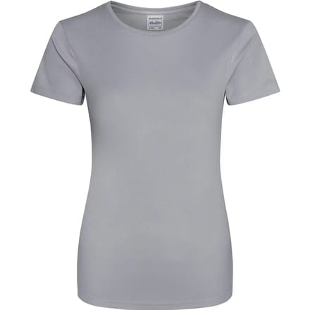 Dames sportshirt met korte mouwen 'Cool T' Heather Grey - S