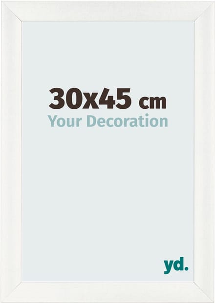 Your Decoration - Fotolijst 30x45 cm - MDF - Wit Geveegd - Pisa