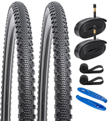 2 stuks 700C Fietsbanden en Heavy Duty Fietsbuizen