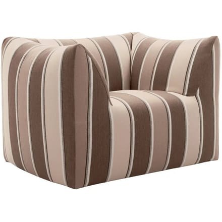 B&B Italia Le Bambole Bambola fauteuil outdoor - Lima Stripe Sand