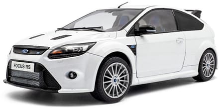 Ford Focus RS MK2 Pack RS Plus '09, wit (Frozen White) Solido schaal 1:18