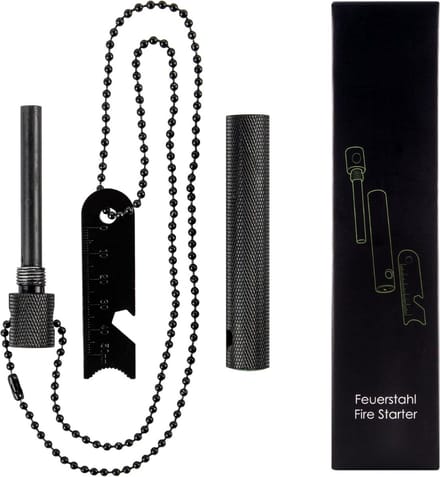 Lexium Vuurstarter - Vuursteen - Firesteel - Magnesium stick - Firestarter - Survival spullen - Vonkstaaf