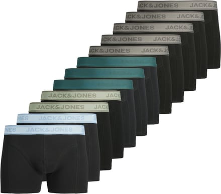 Jack & Jones Solid Trunks Heren (12-pack) - Maat L