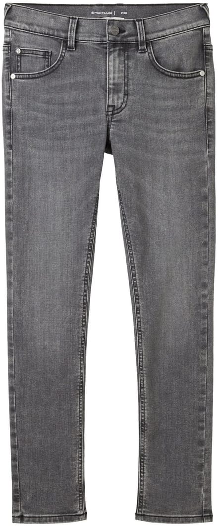 Tom Tailor - RYAN SKINNY-jeans - Maat 140 - grey denim