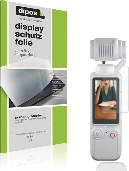 dipos – 4x Matte Beschermfolie geschikt voor W & O Q7 | Krasbestendige & antireflecterende Screenprotector Ultra-Thin