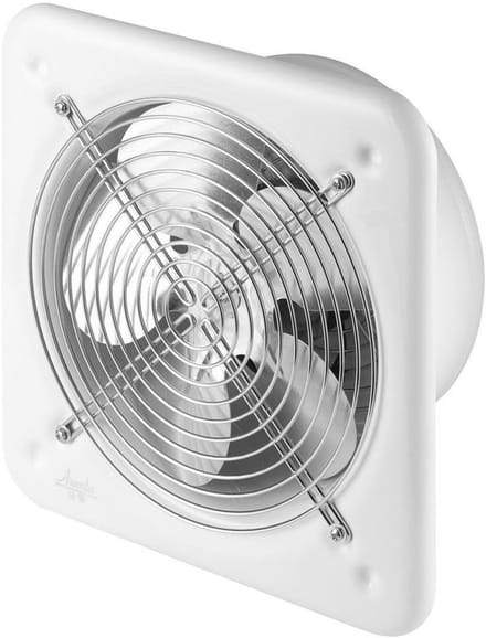 Axiale Ventilator - Buisventilator - Lucht Verplaatsen - Corrosiebestendig ABS - Ø 250 mm - Wit
