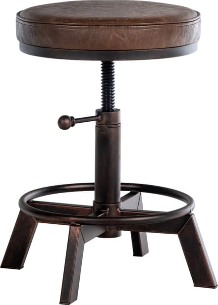 CLP Destin Hocker - Krukje - Poef - Rond - bronzen
