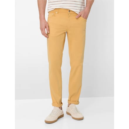 Brax Heren Jeans  Style COOPER dusty yellow, geel, maat 36/32